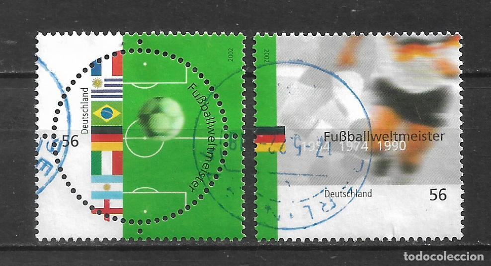 Sellos: alemania 2002 michel 2258/2259 usado - 28/18