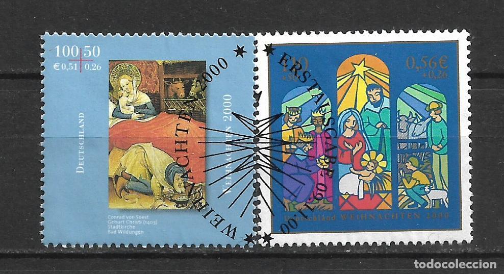 Sellos: alemania 2000 michel 2151/2152 usado 3.20&euro;- 34/2