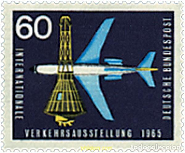 Sellos: 249386 MNH ALEMANIA FEDERAL 1965 EXPOSICION INTERNACIONAL DE TRANSPORTES EN MUNICH