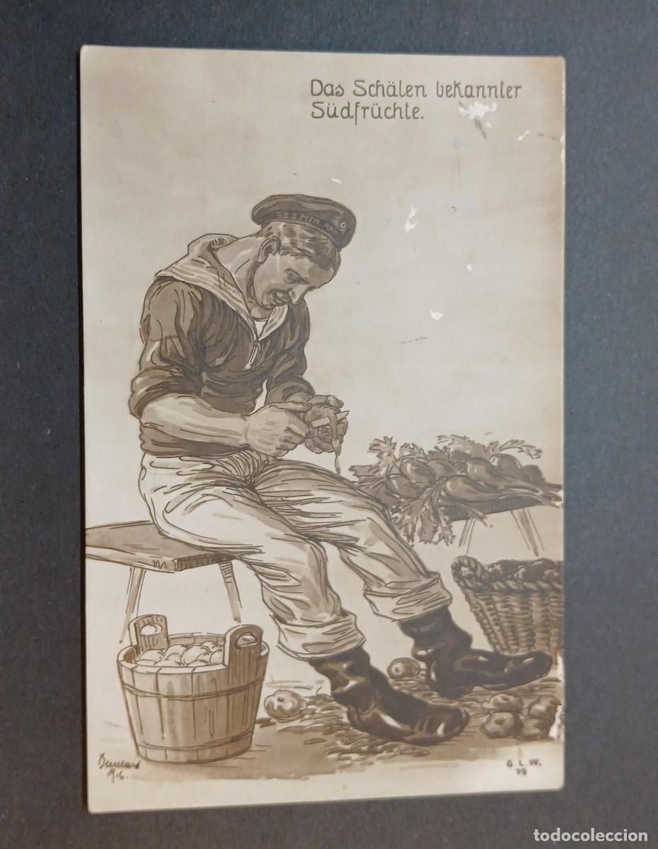Briefmarken: Interesante postal Primera guerra mundial. Ver