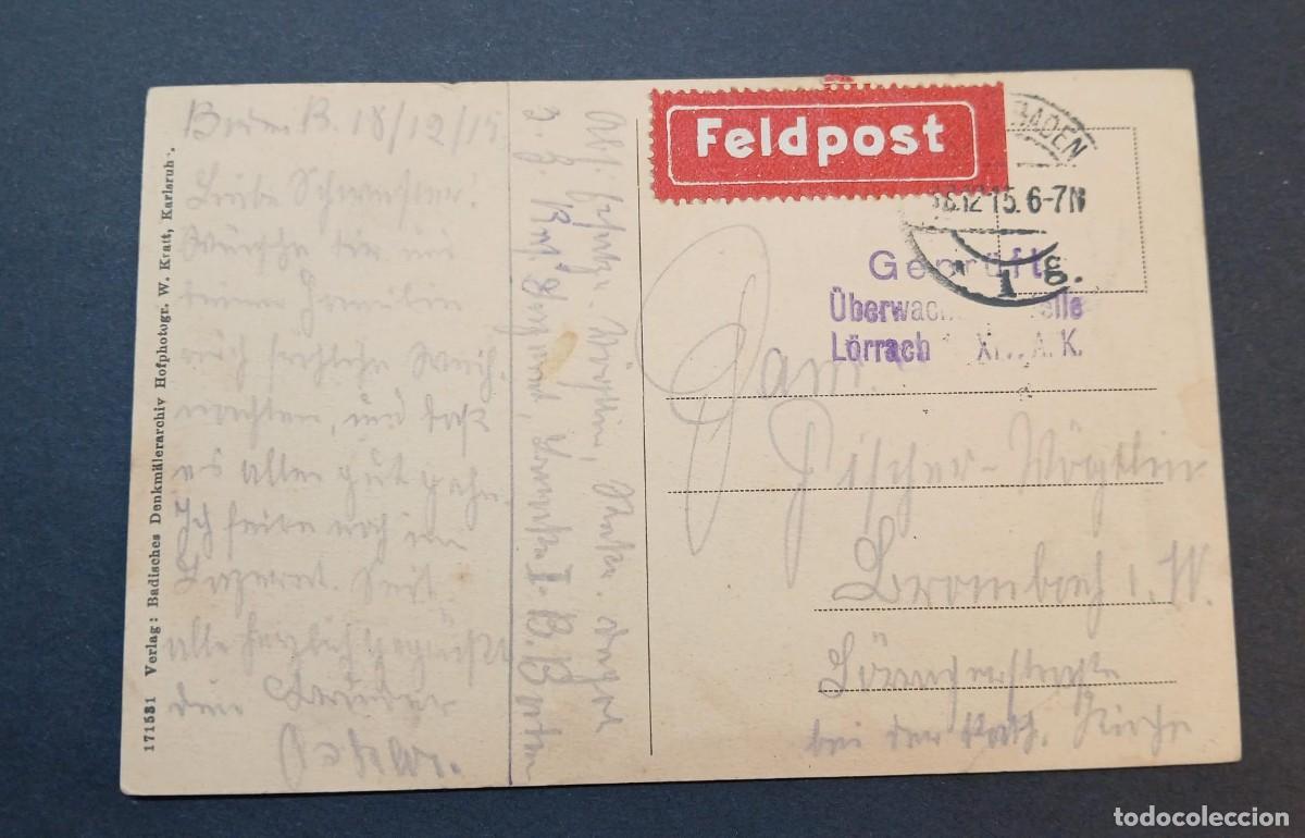 Briefmarken: Interesante postal Primera guerra mundial. Ver