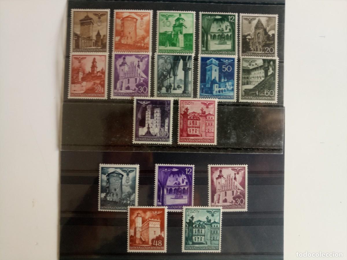 Timbres: Generalgouvernement Ocupaci&oacute;n Alemana de Polonia Yvert 56/67A a&ntilde;o 1940 en nuevo** ULTIMO