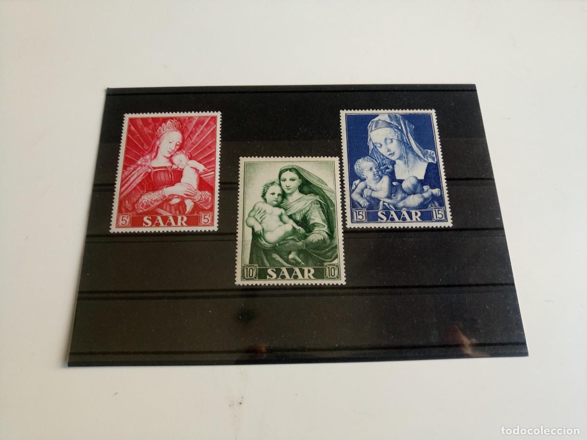 Briefmarken: Alemania Sarre zona de ocupaci&oacute;n Francesa yvert 331/333 A&ntilde;o 1954 Nuevos**