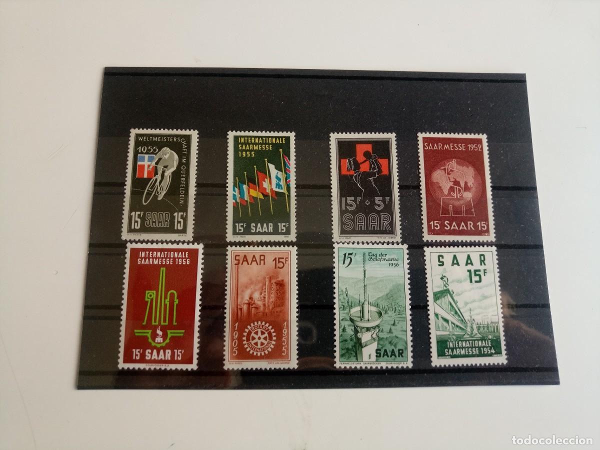 Briefmarken: Alemania Sarre zona de ocupaci&oacute;n Francesa Yvert 304 AL 351 A&ntilde;os 1952 AL 1956 Nuevos**