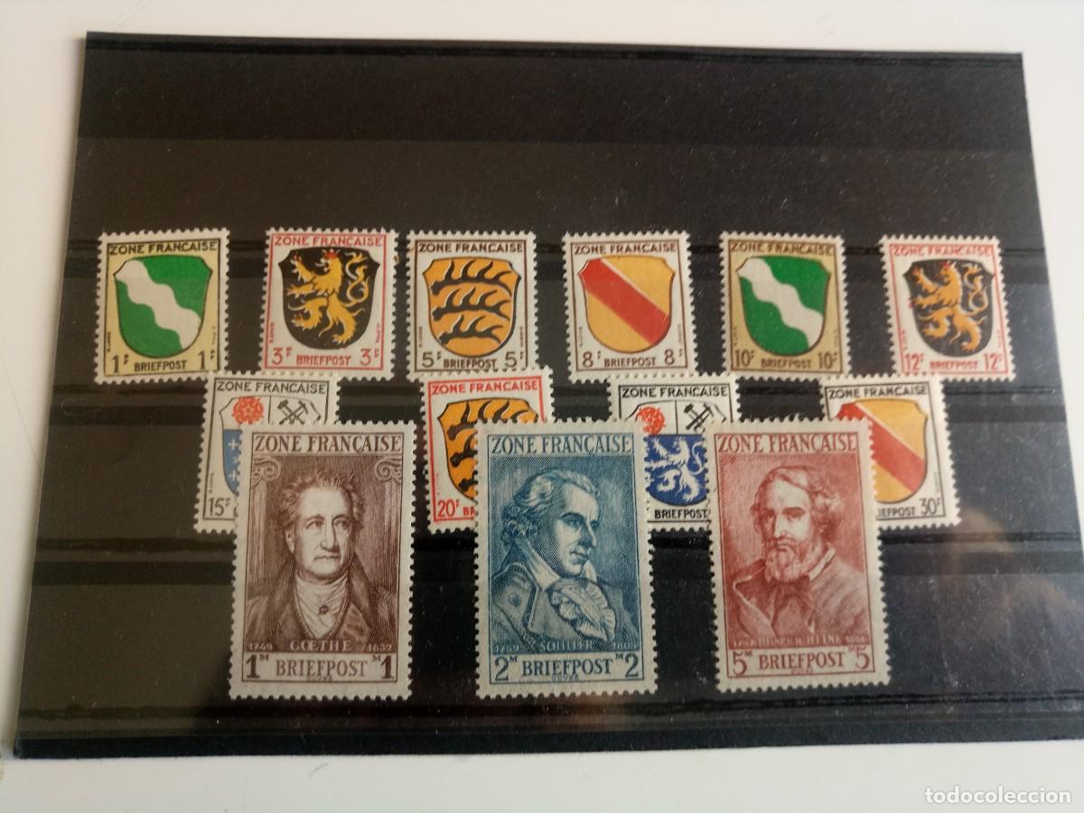 Sellos: Alemania Zona de ocupaci&oacute;n Francesa Yvert 1/13 del A&ntilde;o 1945 nuevo**