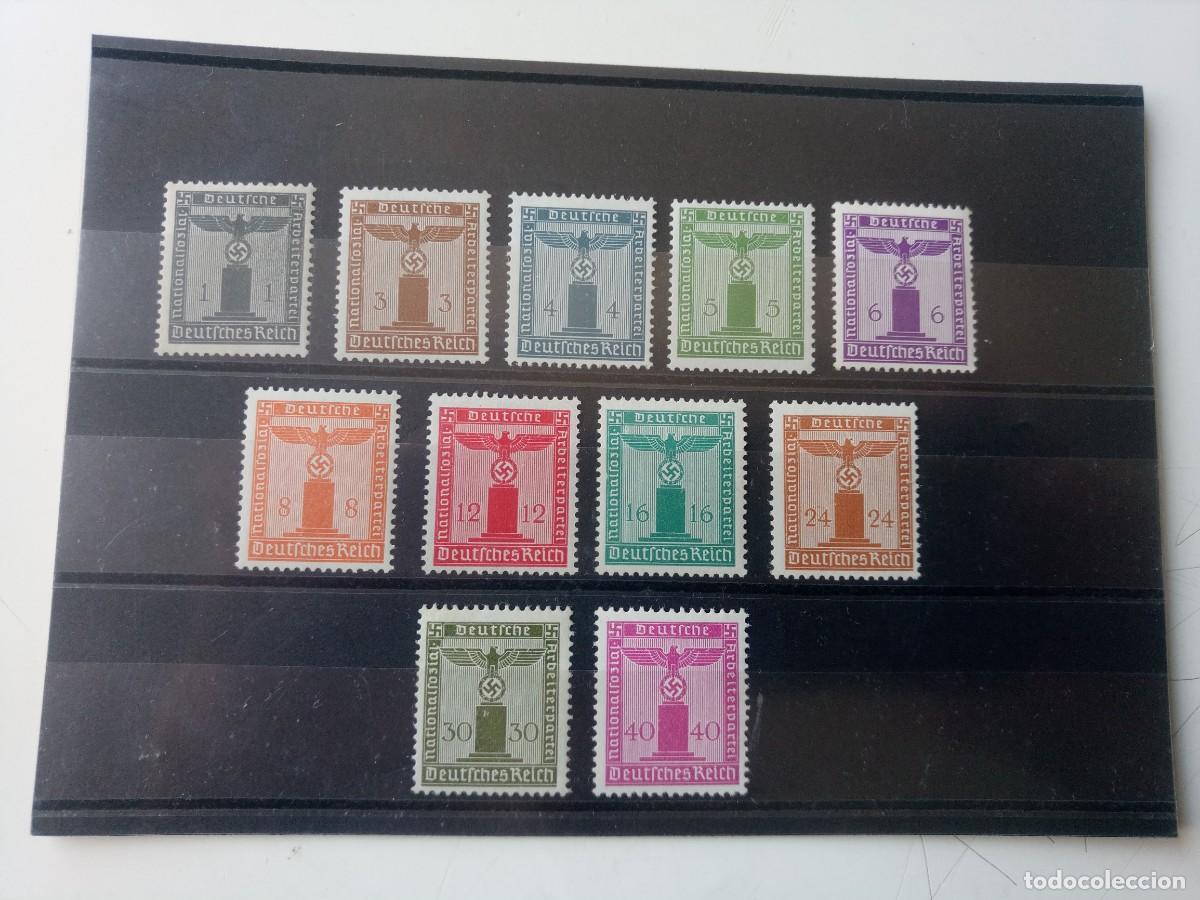 Sellos: Alemania Imperio Serie completa Yvert 116/126 del A&ntilde;o 1942 nuevo**