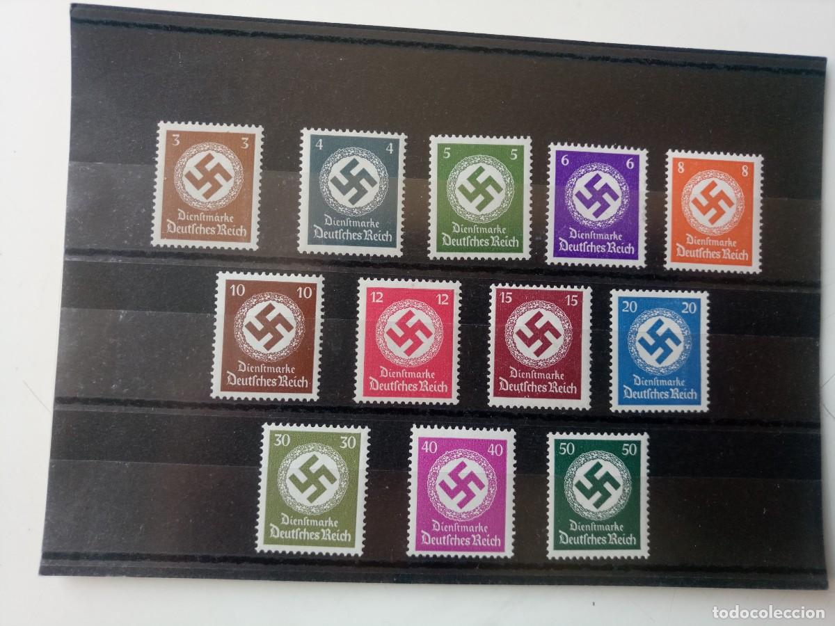 Sellos: Alemania Imperio Serie completa Yvert 127/138 del A&ntilde;o 1942 nuevo**