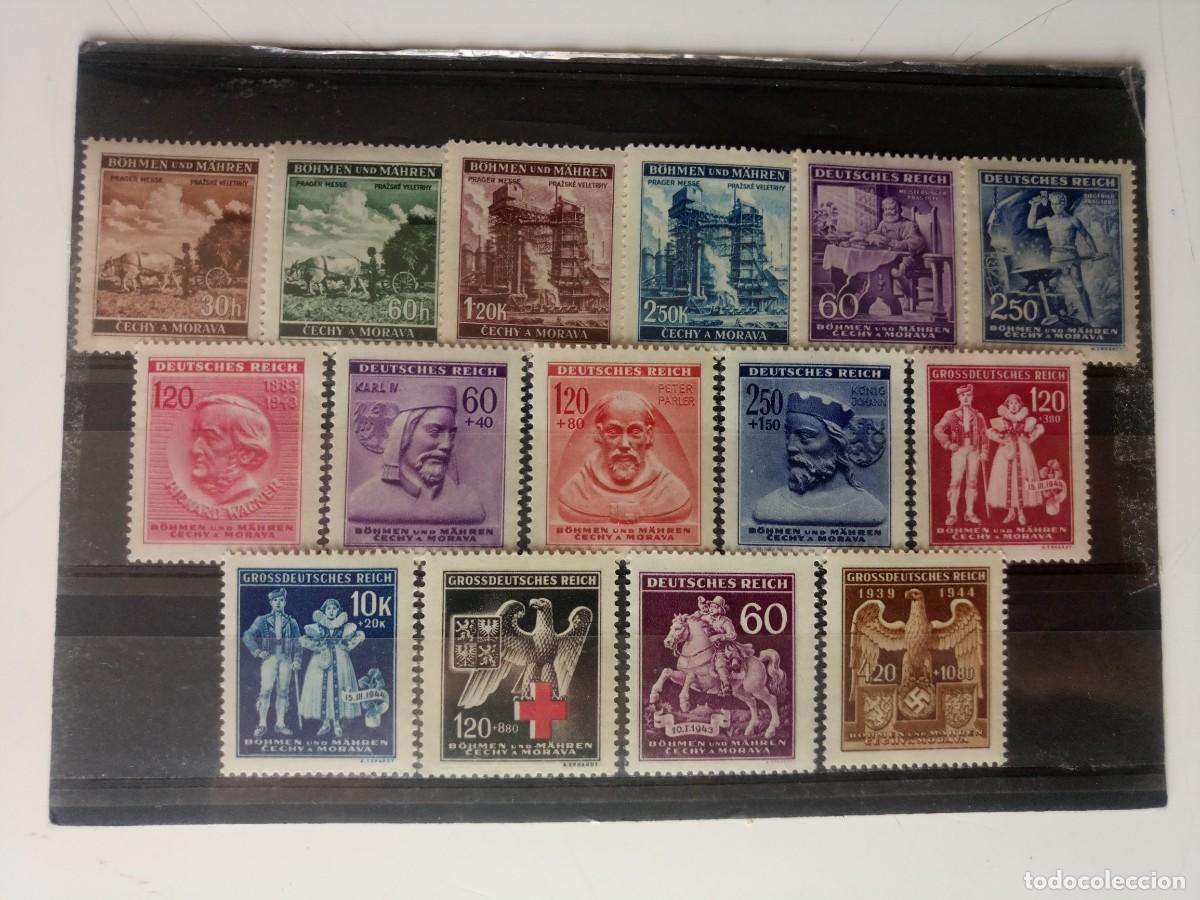 Sellos: Bohemia y Moravia Ocupaci&oacute;n Alemana de Checoslovaquia Yvert 65AL117 a&ntilde;os 1941 AL1944 en nuevo**