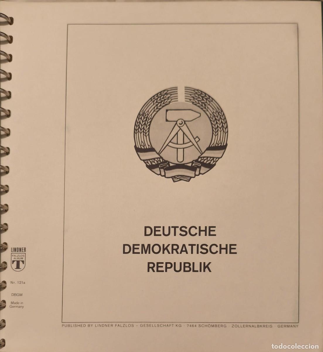 Sellos: Lote Sellos DDR / Rep&uacute;blica Democr&aacute;tica Alemana en &Aacute;lbum Hagner/Lindner (1956-1962)