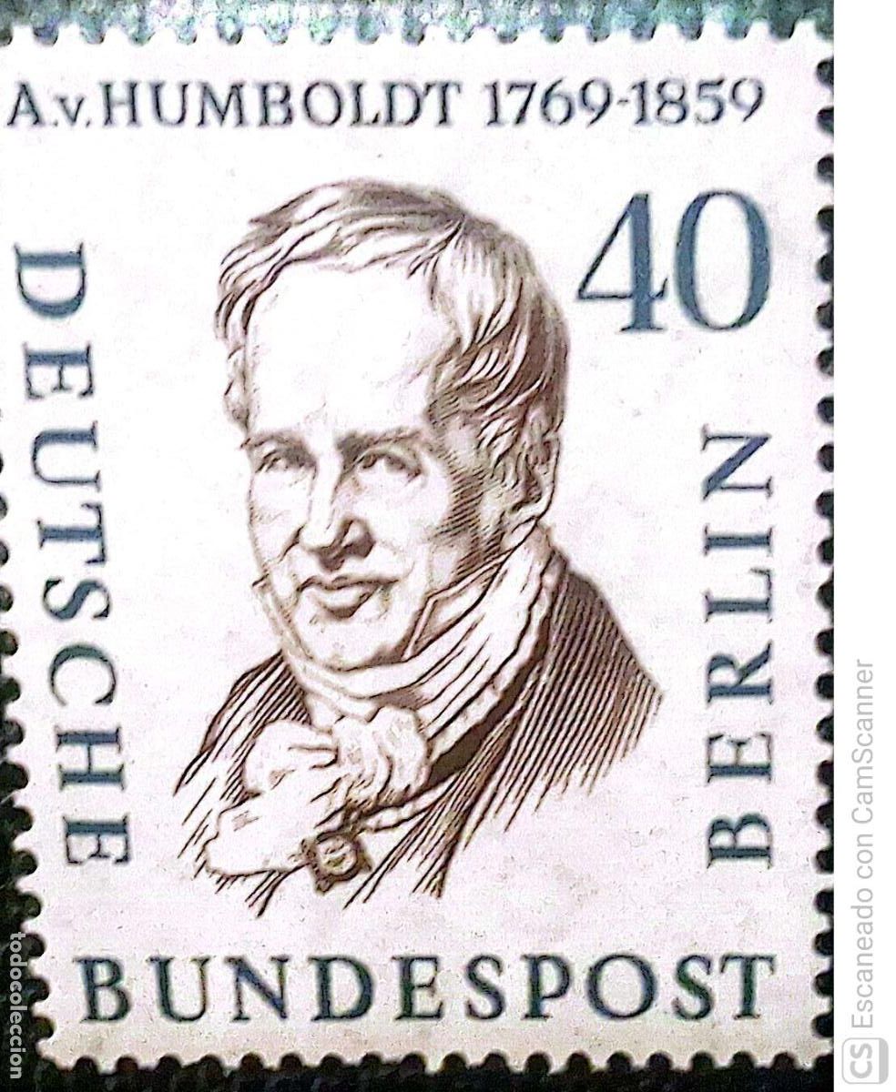 Sellos: Berl&iacute;n. 150A Berlineses c&eacute;lebres: Alexander von Humboldt. 1957/59. ﻿Sellos nuevos y numeraci&oacute;n Yve