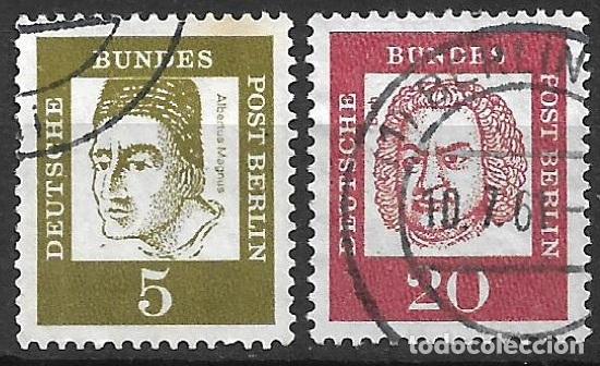 Sellos: alemania berlin 1961 michel 199 + 204 usado - 3/41