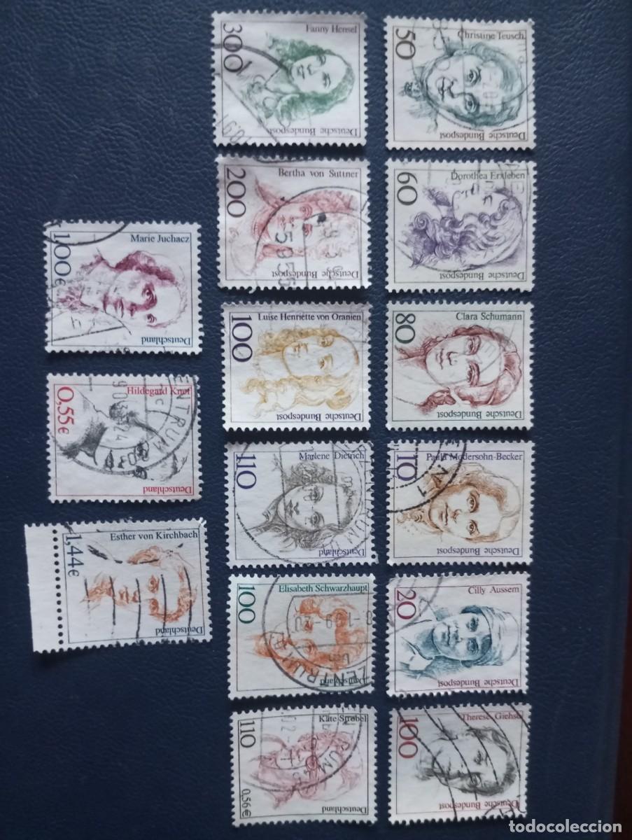 Sellos: ALEMANIA, MUJERES C&Eacute;LEBRES