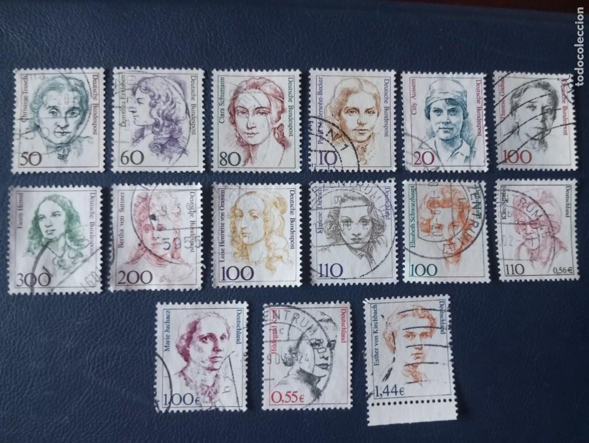 Sellos: ALEMANIA, MUJERES C&Eacute;LEBRES