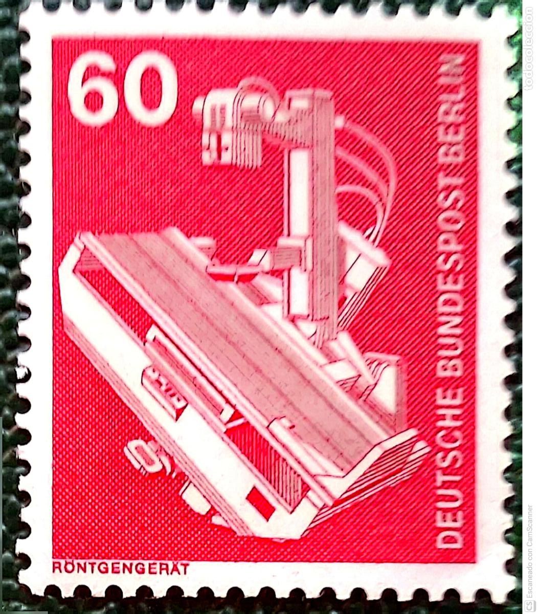 Sellos: Berl&iacute;n. 539 Industria y T&eacute;cnica: Aparato de radiografia. 1978. Sellos nuevos y numeraci&oacute;n Yvert.