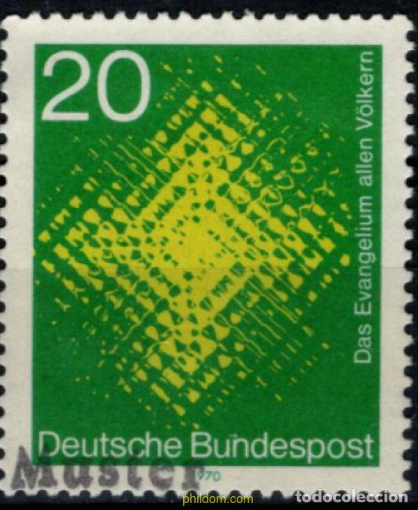 Sellos: 794638 MNH ALEMANIA FEDERAL 1970 MISION MUNDIAL DE LA IGLESIA CATOLICA