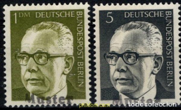 Sellos: 794641 MNH ALEMANIA FEDERAL 1970 PRESIDENTE GUSTAV HEINEMANN