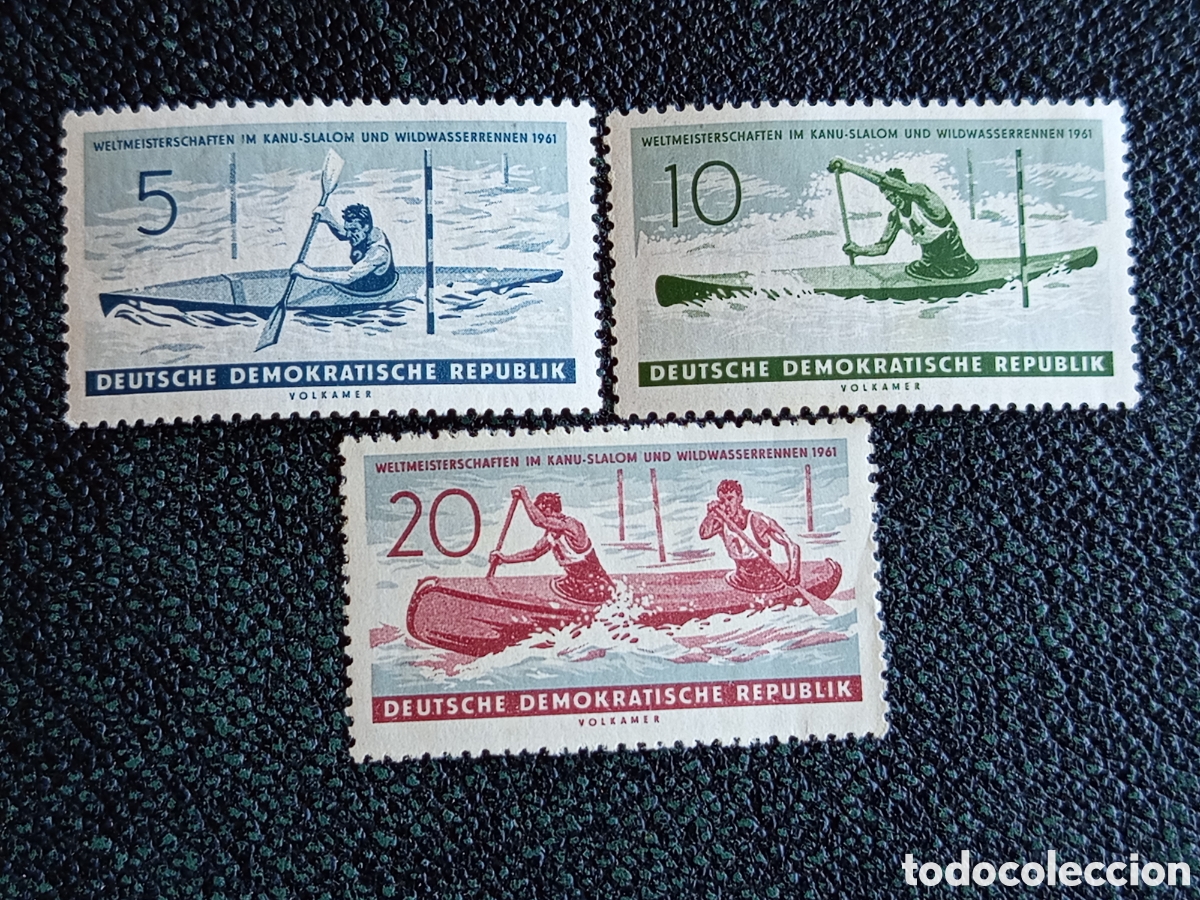 Briefmarken: Alemania Oriental DDR 1961 Pirag&uuml;ismo Yvert 595/597 Serie 3V MH