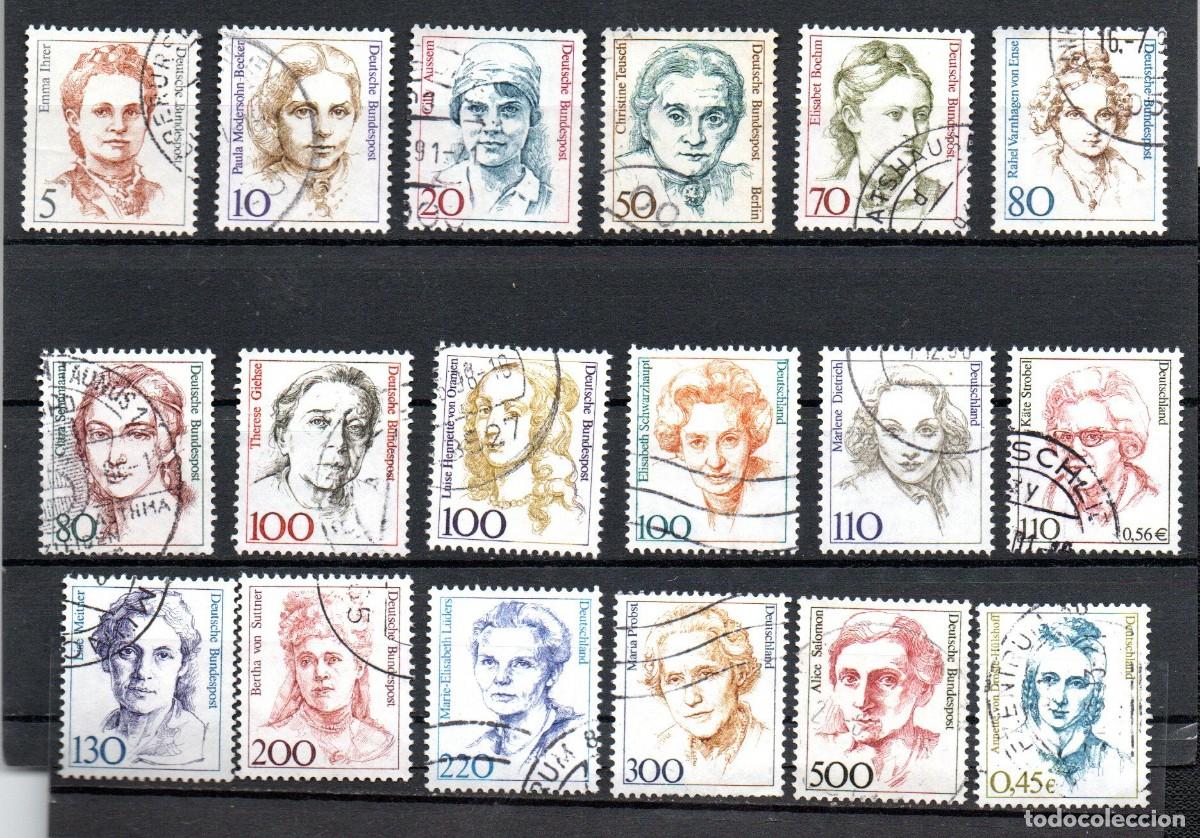 Sellos: ALEMANIA FEDERAL. MUJERES DE LA HISTORIA ALEMANA.
