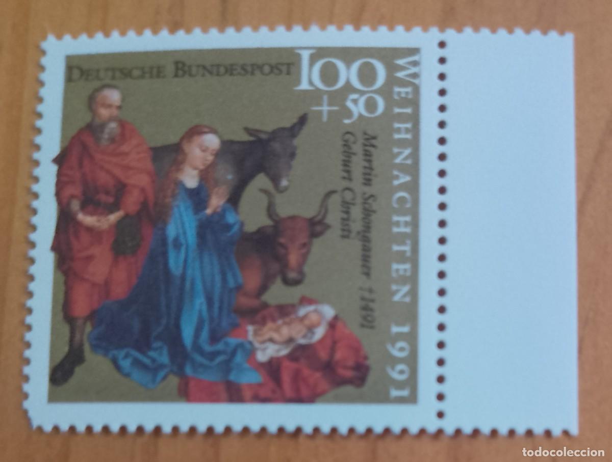 Briefmarken: ALEMANIA - V/F 100 + 50 - NAVIDAD 1991 - VER DESCRIPCI&Oacute;N