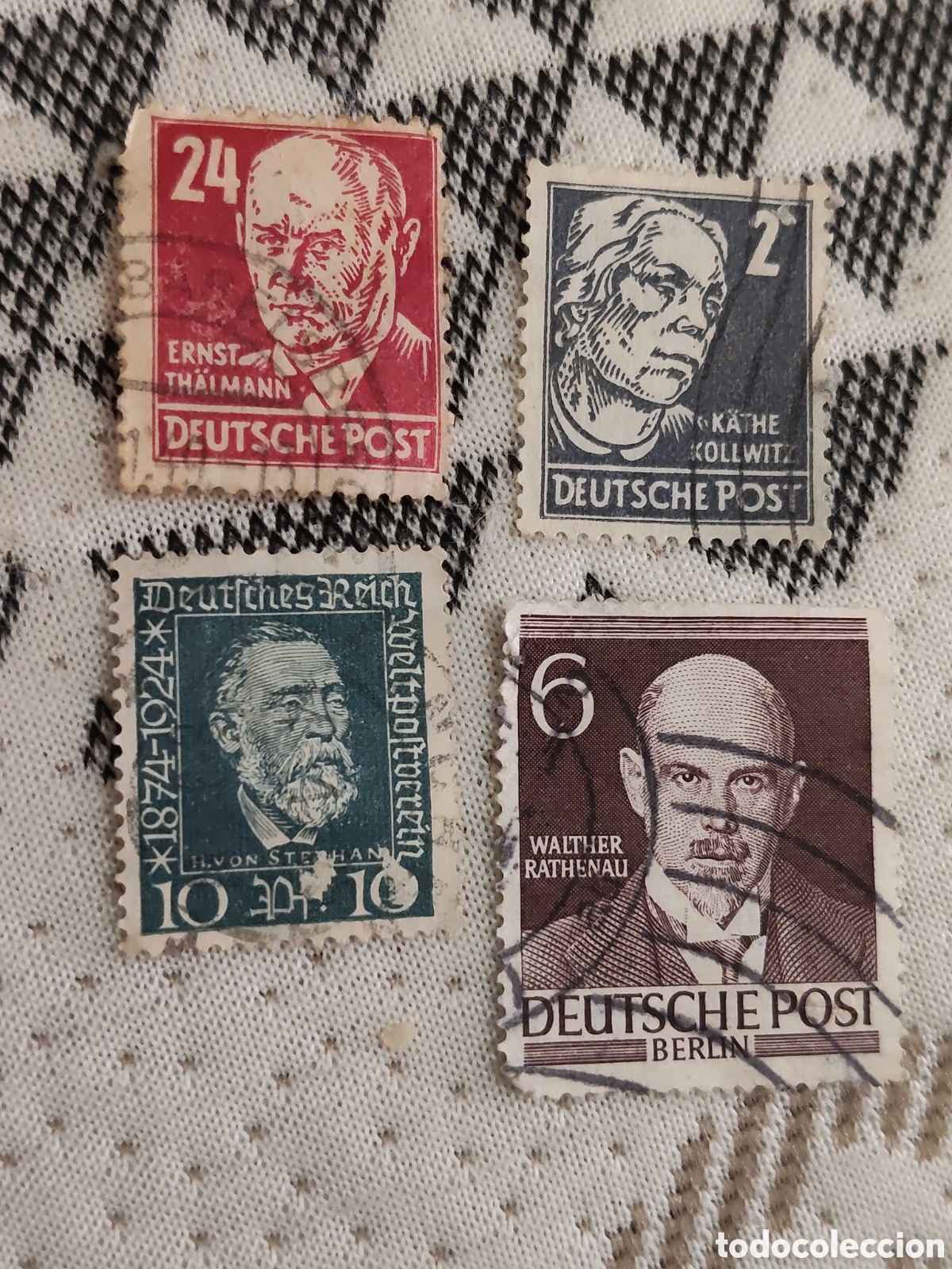 Francobolli: 4 sellos alemanes Deutches Post 1940