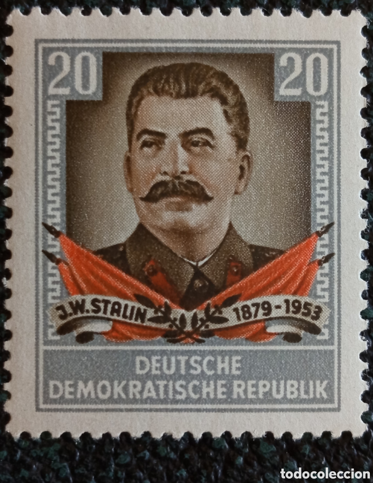 Sellos: Alemania Oriental DDR 1953 J. W. Stalin Yvert 339 Sello MH