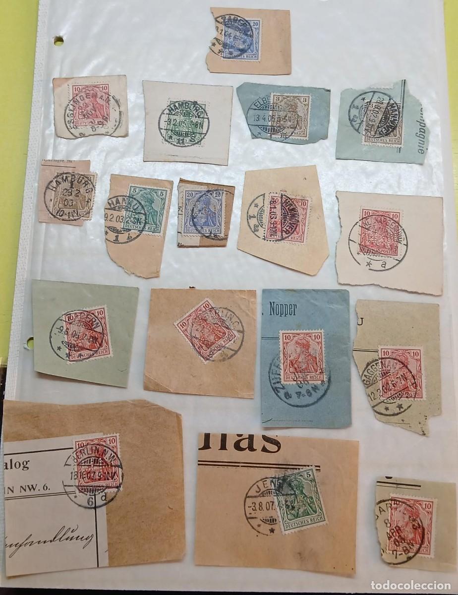 Sellos: Lote Germania 1900/1902/1905 con perfin