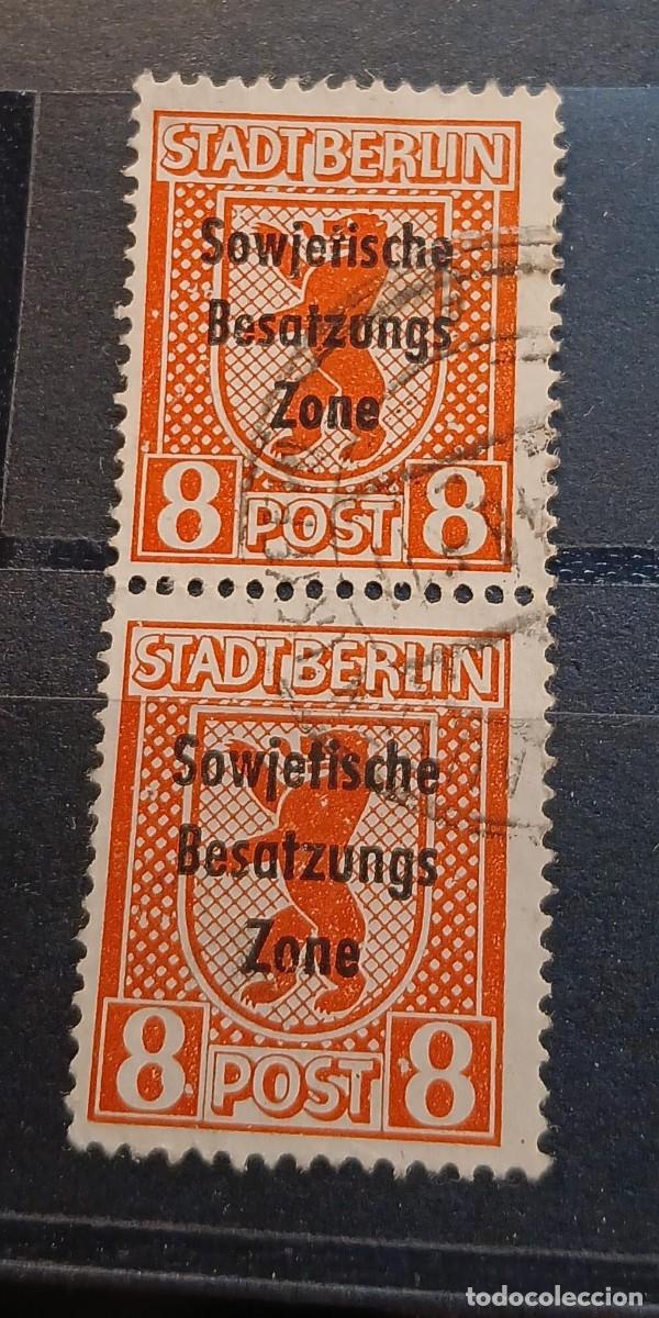 Sellos: Ocupaci&oacute;n rusa de Alemania Error de placa