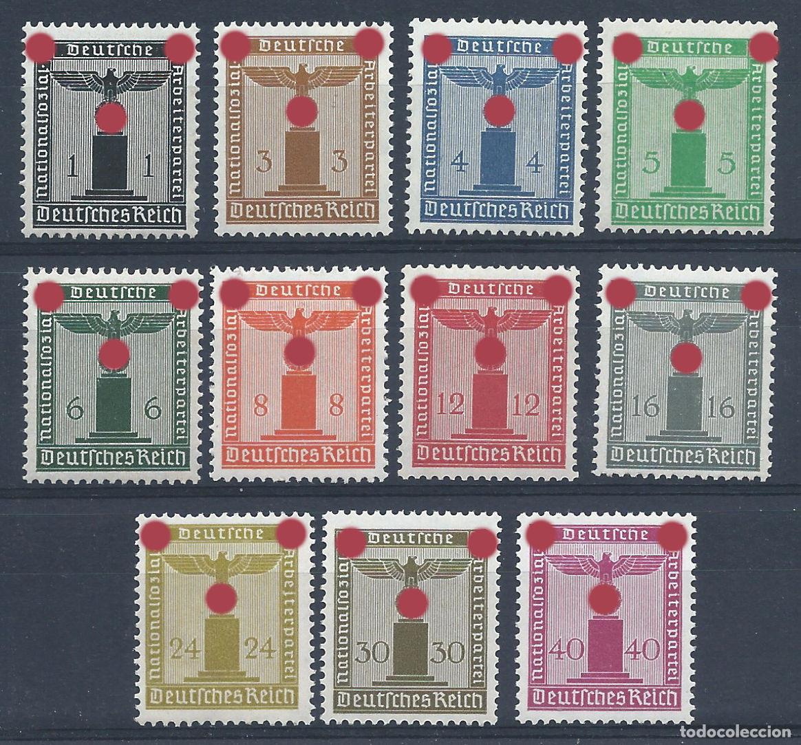 Sellos: Allemagne Empire Service N&deg;105/15** (MNH) 1938 - Aigle