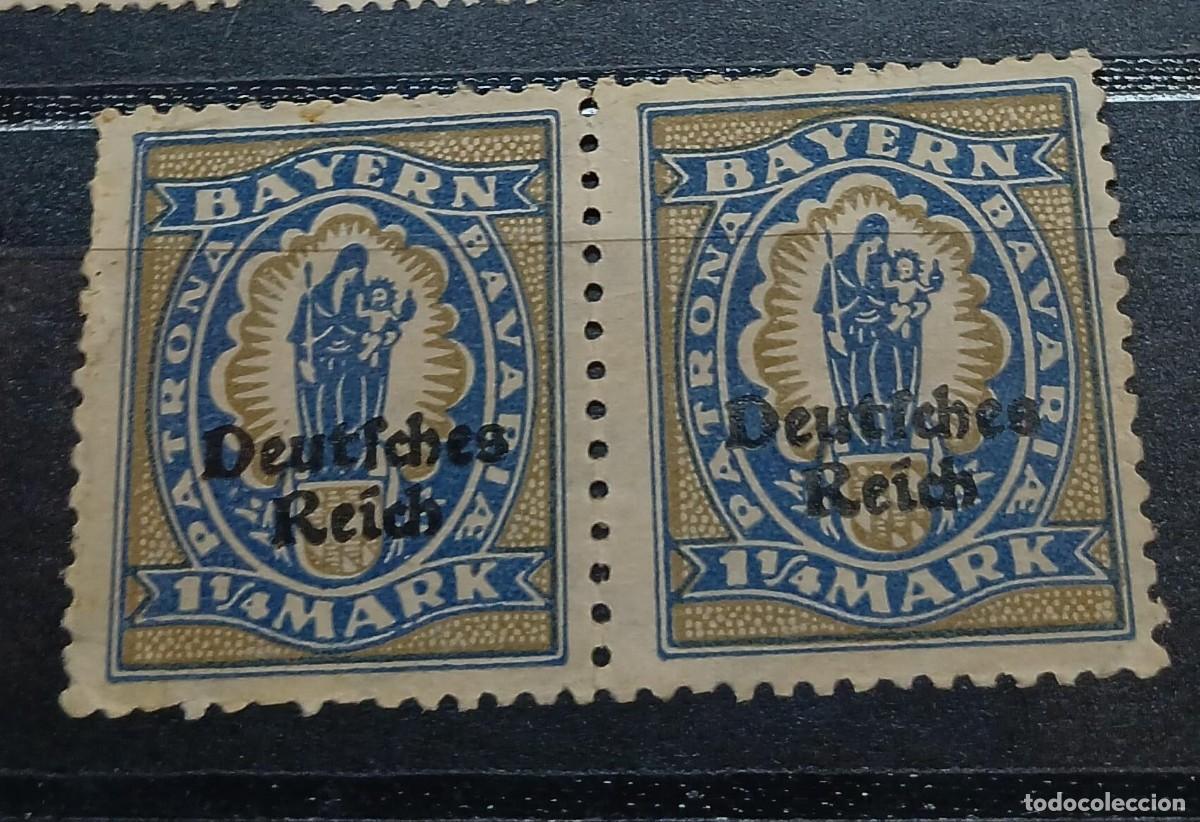 Sellos: Imperio alem&aacute;n 1920 par del M130
