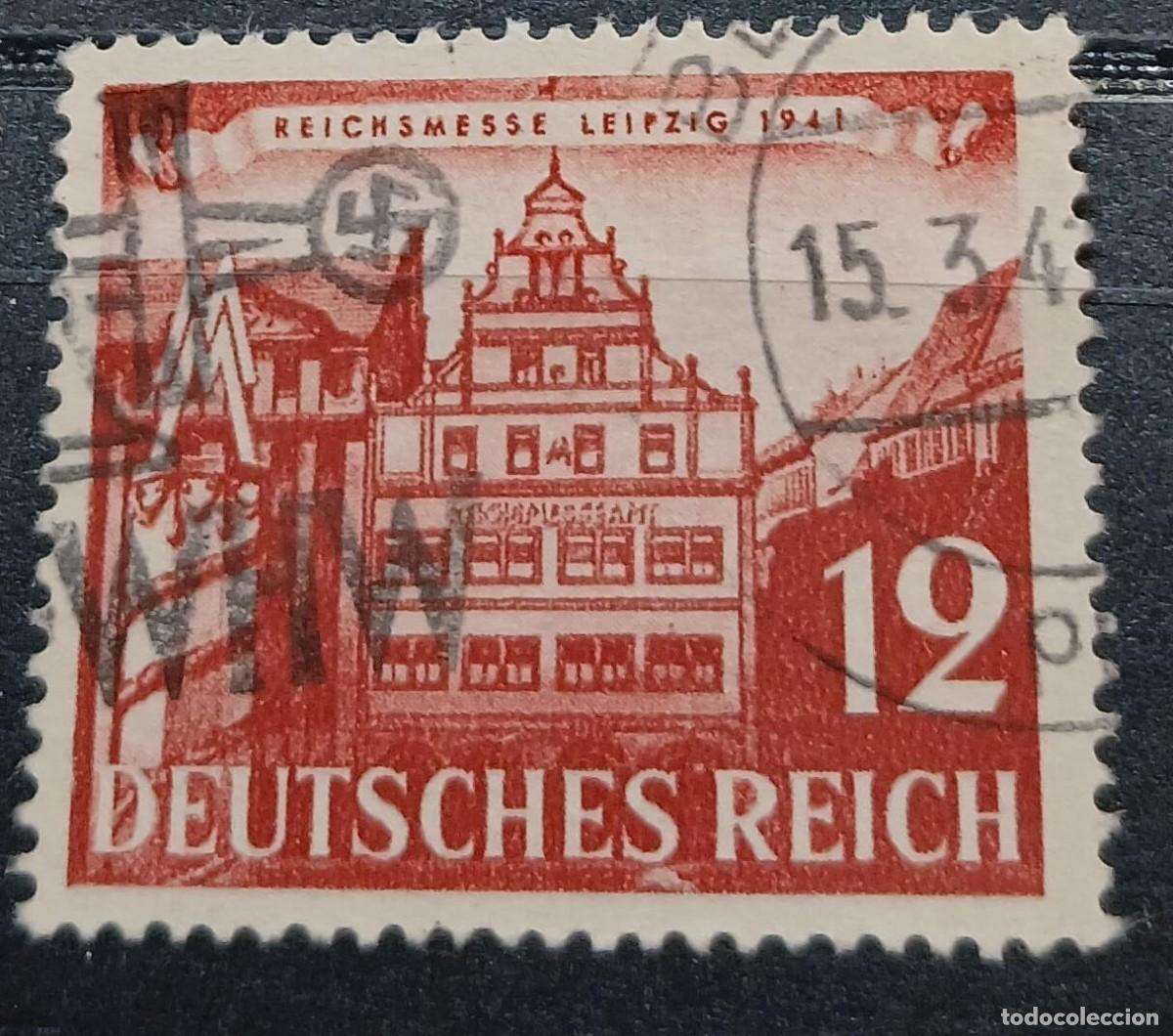 Sellos: Imperio alem&aacute;n 1941 M766. Buen matasello