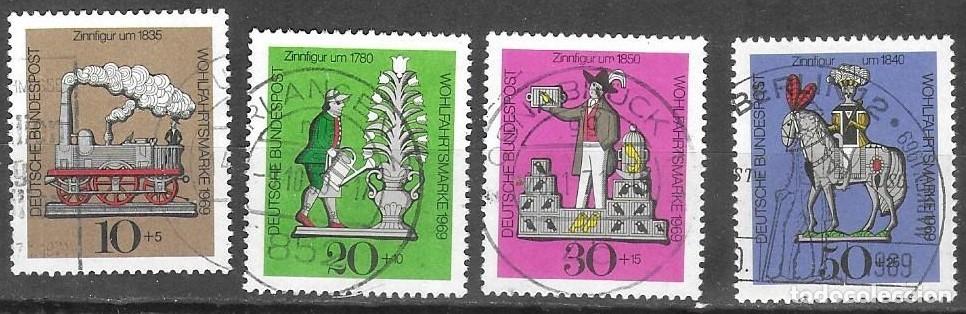 Sellos: SELLOS USADOS DE ALEMANIA 1969, YT 469/ 72