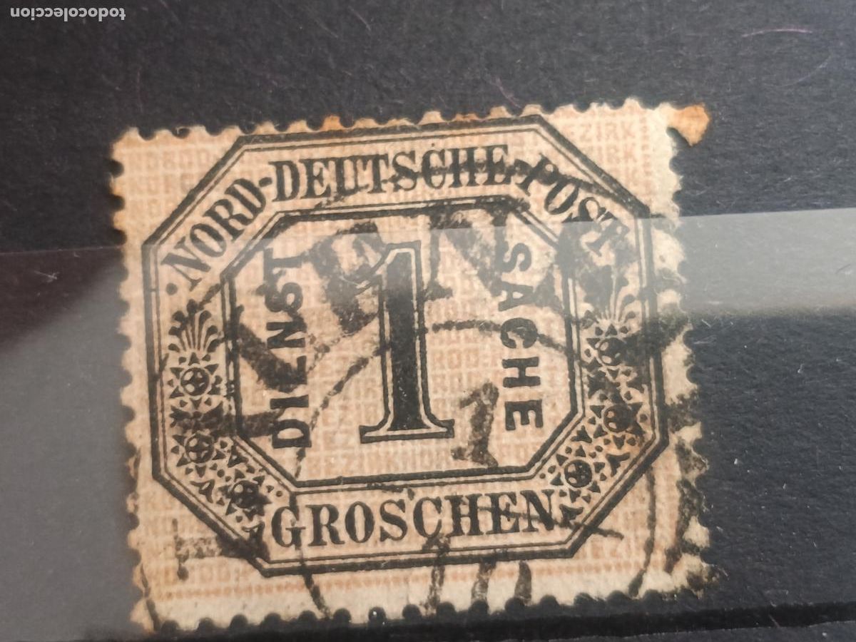 Sellos: Alemania. 1870. NORDDEUTSCHER POSTBEZIRK. DIENST SACHE 1 GROSCHEN