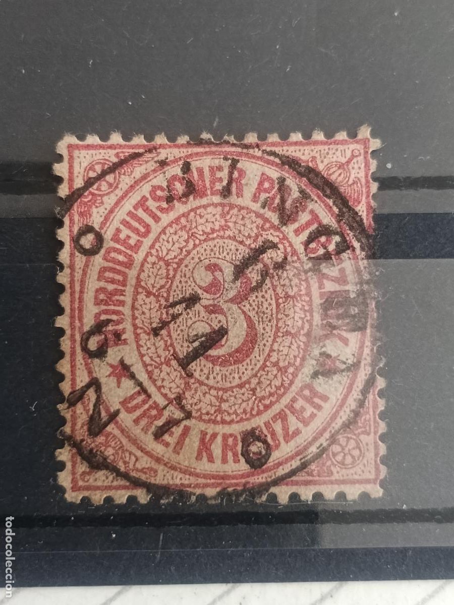 Sellos: Alemania, norddeutsches postbezirk, 3 kreuzer a&ntilde;o 1869