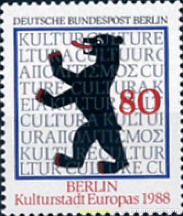 Sellos: 131783 MNH ALEMANIA. Berl&iacute;n 1988 BERLIN, VILLA EUROPEA DE LA CULTURA 1988