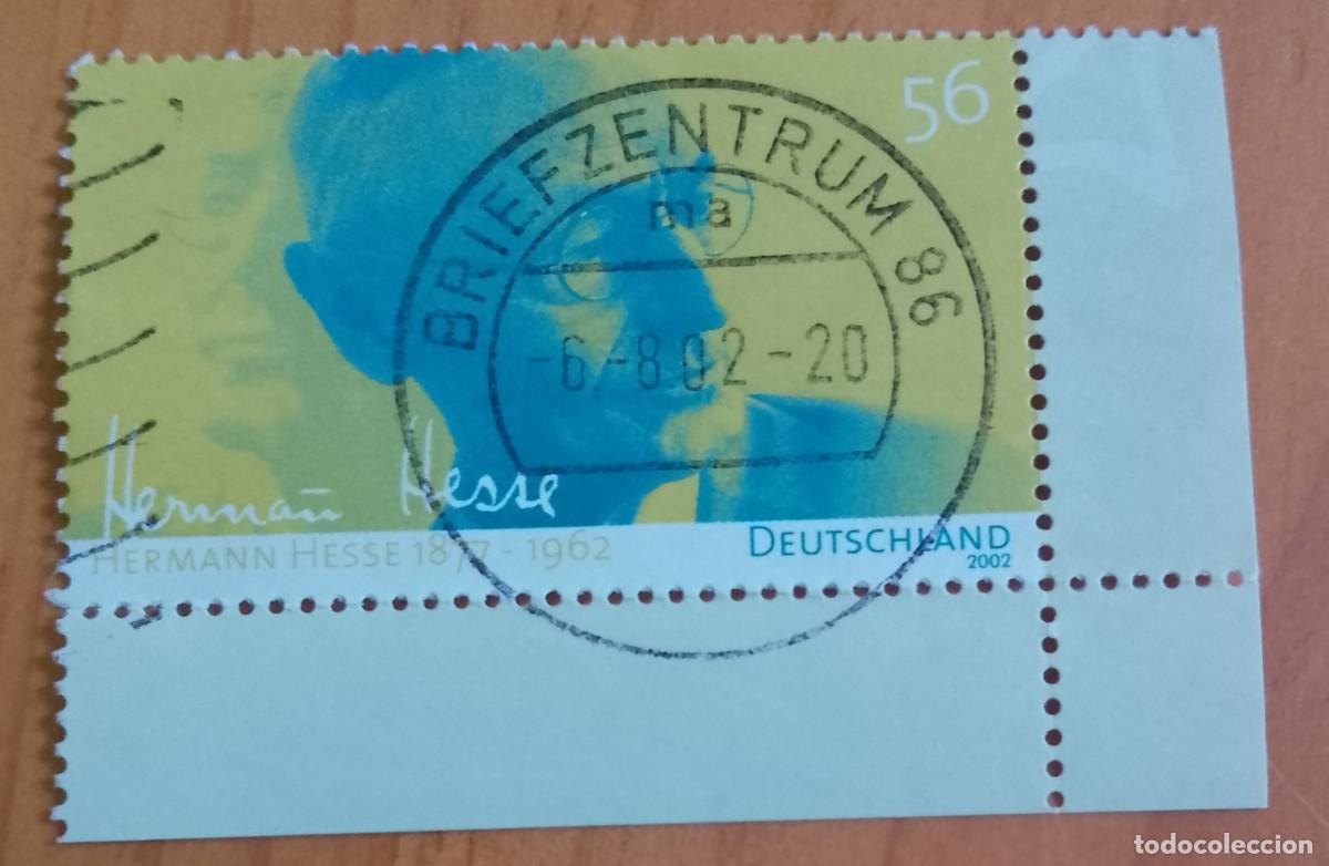 Sellos: ALEMANIA - V/F 56 - HERMANN HESSE 1962 - VER DESCRIPCI&Oacute;N.