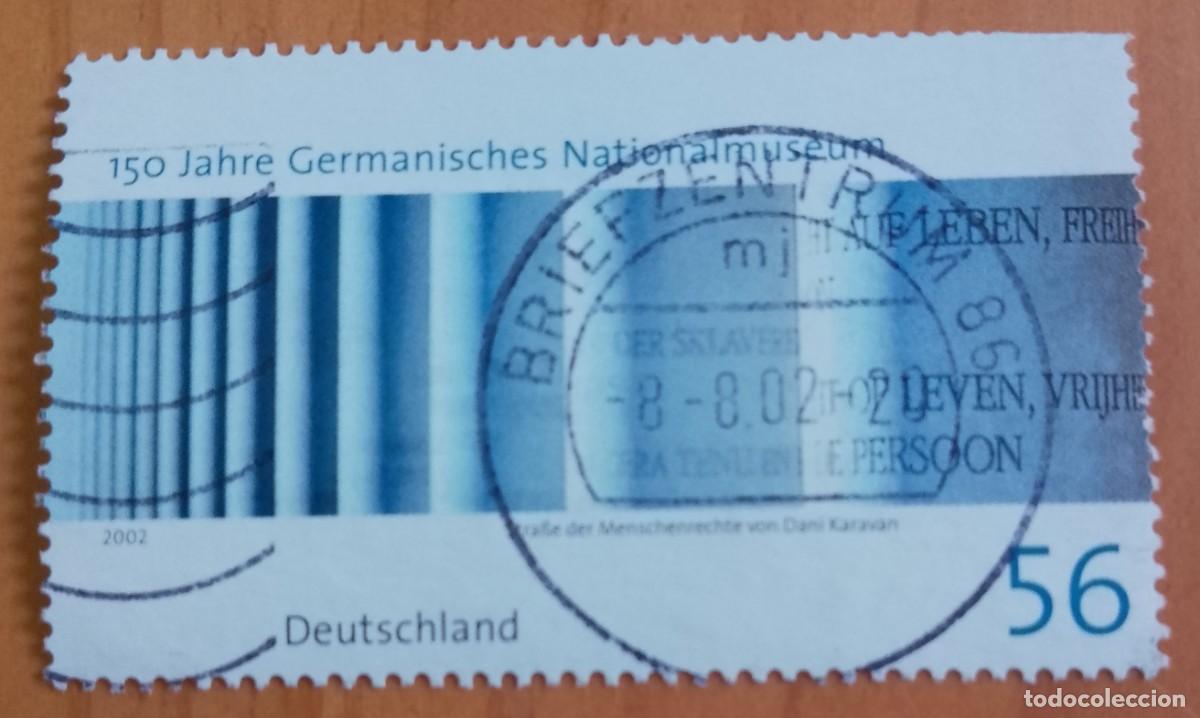 Sellos: ALEMANIA - V/F 56 - A&Ntilde;O 2002 - 150 A&Ntilde;OS DEL MUSEO NACIONAL DE ALEMNAI - DESCRIPCI&Oacute;N.