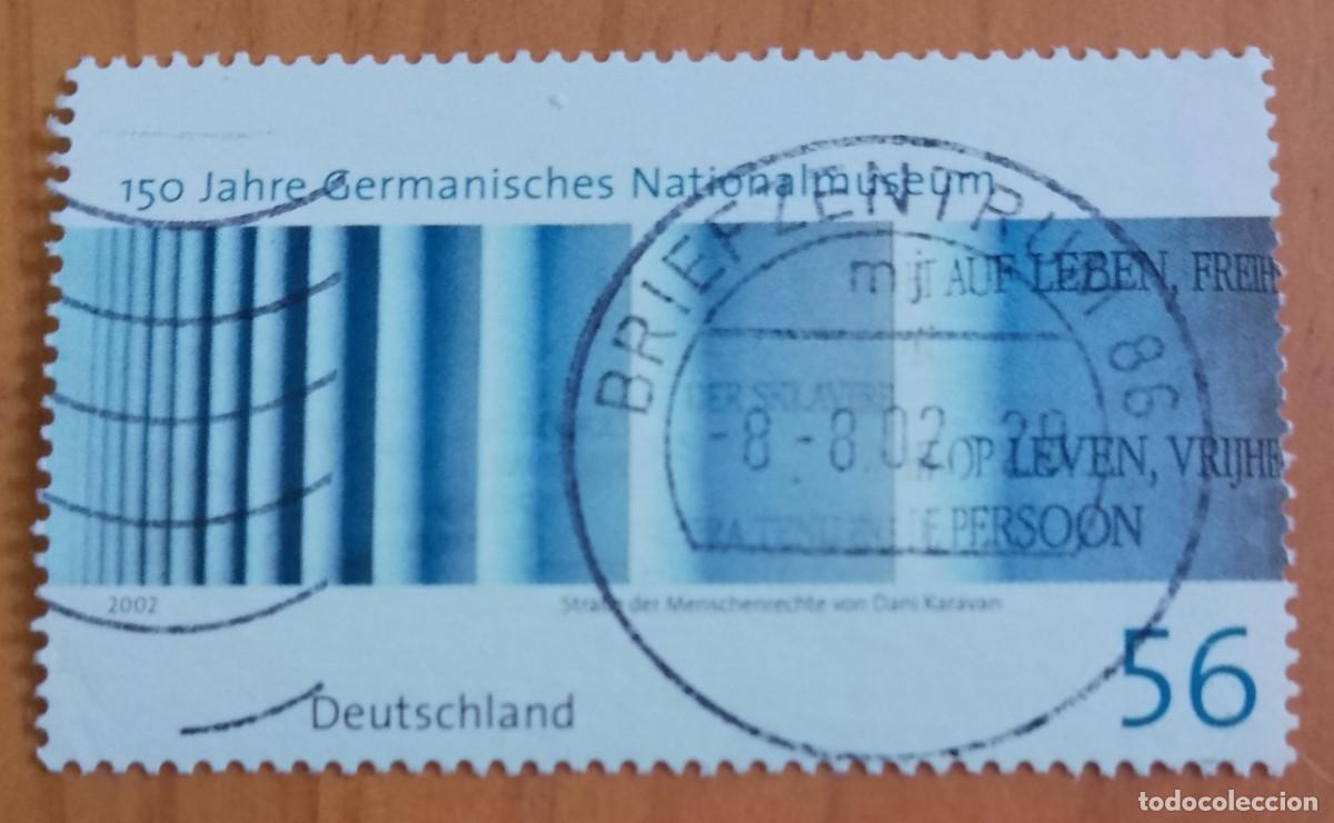 Sellos: ALEMANIA - V/F 56 - A&Ntilde;O 2002 - 150 A&Ntilde;OS DEL MUSEO NACIONAL DE ALEMNAI - DESCRIPCI&Oacute;N.
