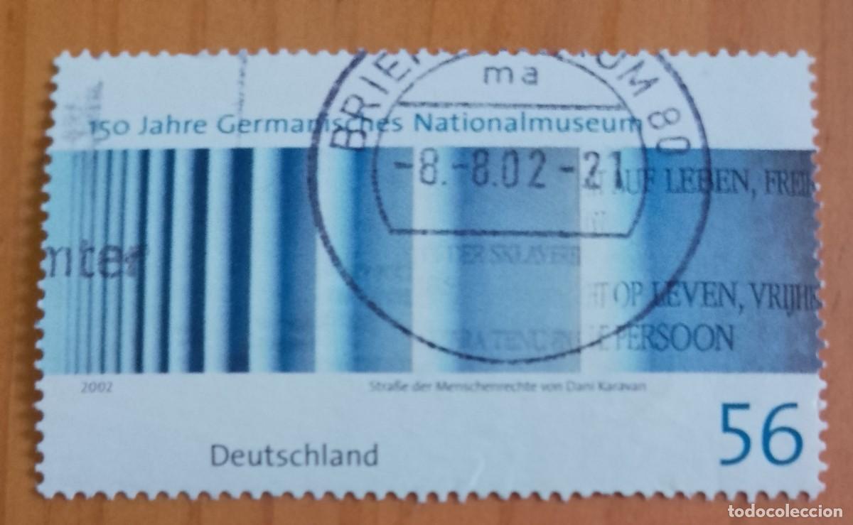 Sellos: ALEMANIA - V/F 56 - A&Ntilde;O 2002 - 150 A&Ntilde;OS DEL MUSEO NACIONAL DE ALEMNAI - DESCRIPCI&Oacute;N.