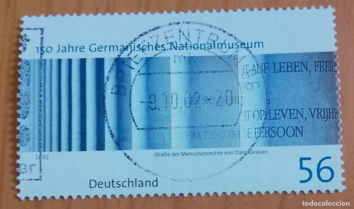 Sellos: ALEMANIA - V/F 56 - A&Ntilde;O 2002 - 150 A&Ntilde;OS DEL MUSEO NACIONAL DE ALEMNAI - DESCRIPCI&Oacute;N.