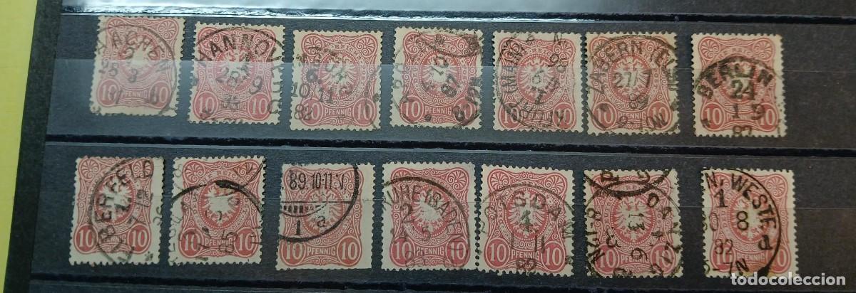 Sellos: Imperio alem&aacute;n 1880 Lote del M41 - Foto 1