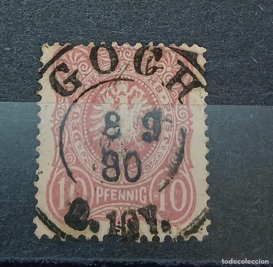 Sellos: Imperio alem&aacute;n 1880 M41 GOCH - Foto 1