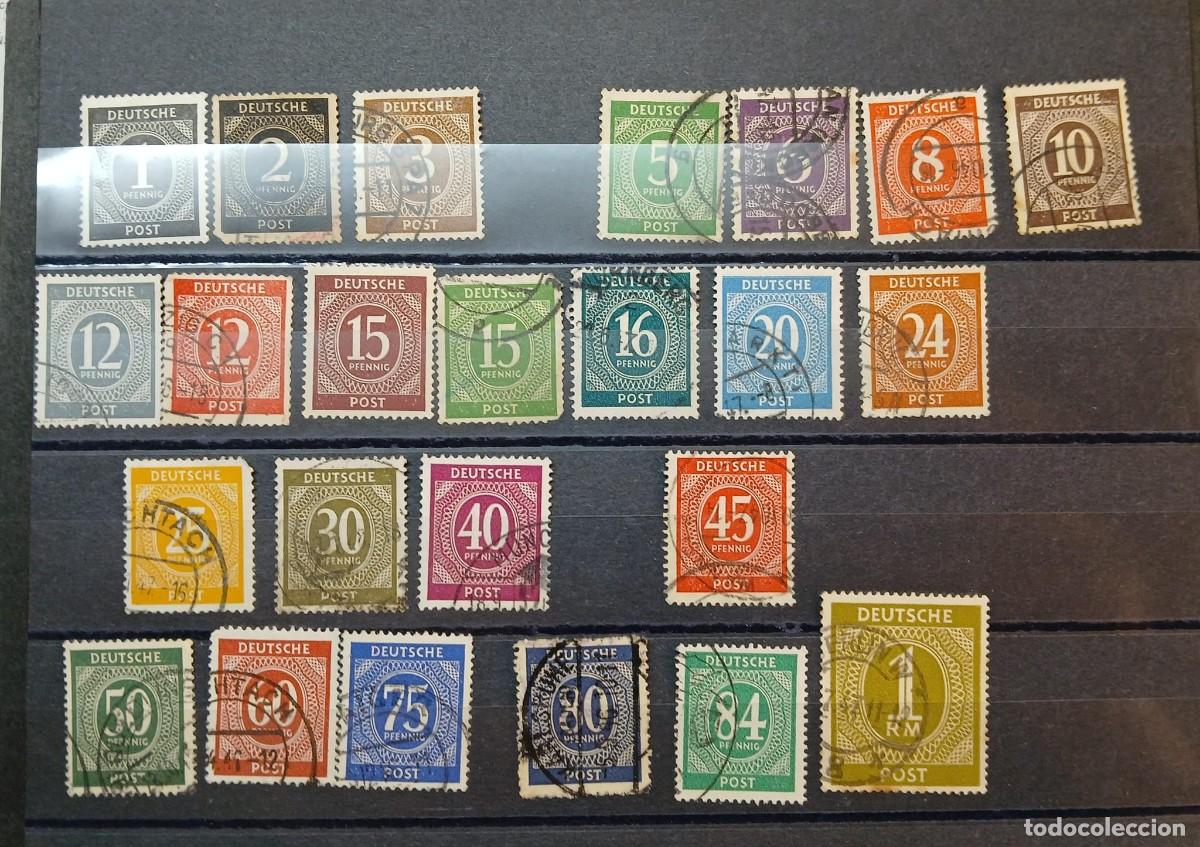 Sellos: ocupaci&oacute;n aliada 1946