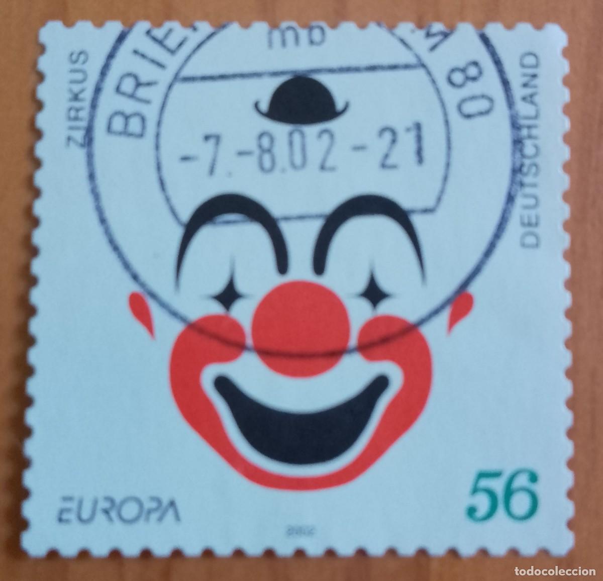 Sellos: ALEMANIA - V/F 56 - A&Ntilde;O 2002 - ZIRCUS, EUROPA