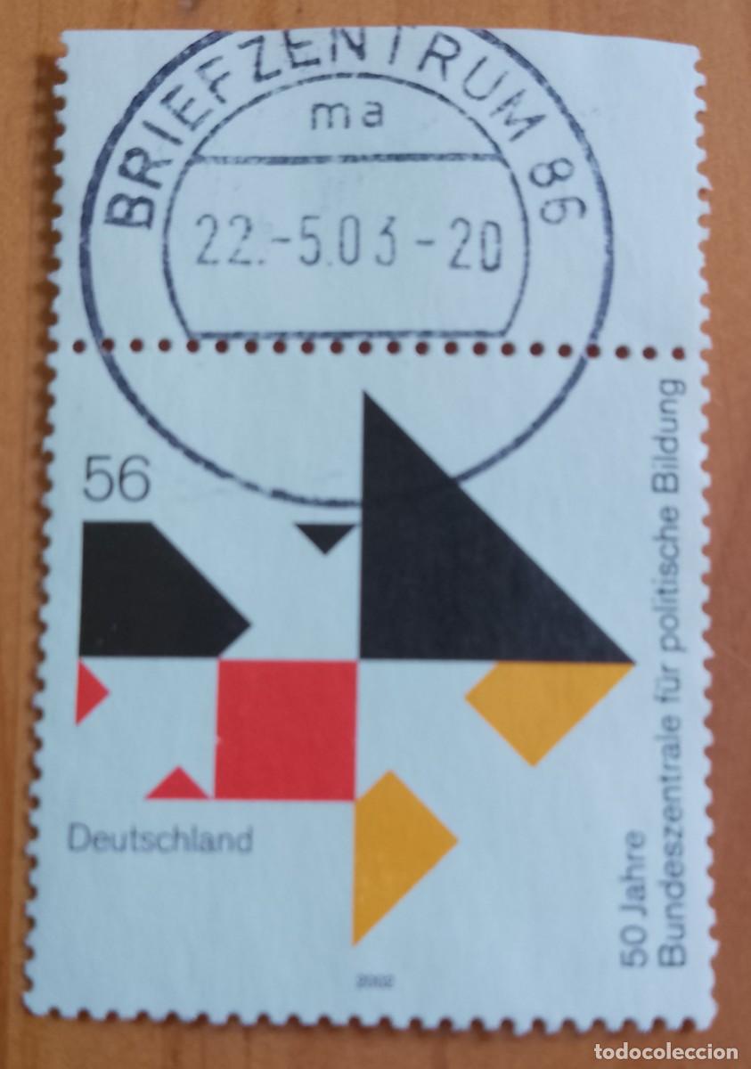 Sellos: ALEMANIA - V/F 56 - A&Ntilde;O 2002 - 50 A&Ntilde;OS CENTRO FEDERAL PARA LA EDUCACI&Oacute;N POL&Iacute;TICA - VER DESCRIPCI&Oacute;N