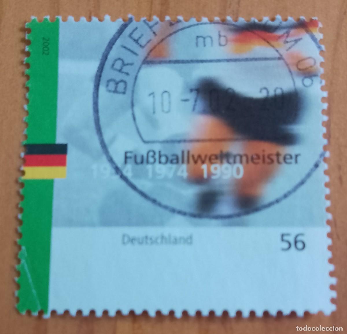 Sellos: ALEMANIA - V/F 56 - DEPORTES, FUTBOL.
