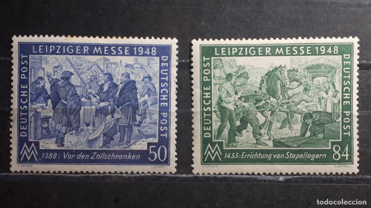 Sellos: ALEMANIA. OCUP. Interaliada. A&Ntilde;O 1948. *. YVERT 55/6.
