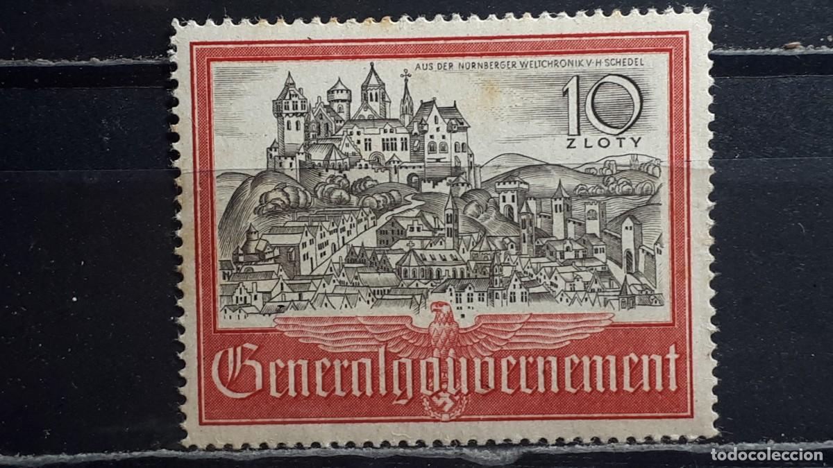 Sellos: POLONIA. OCUPACI&Oacute;N ALEMANA. A&Ntilde;O 1941. *. YVERT 81
