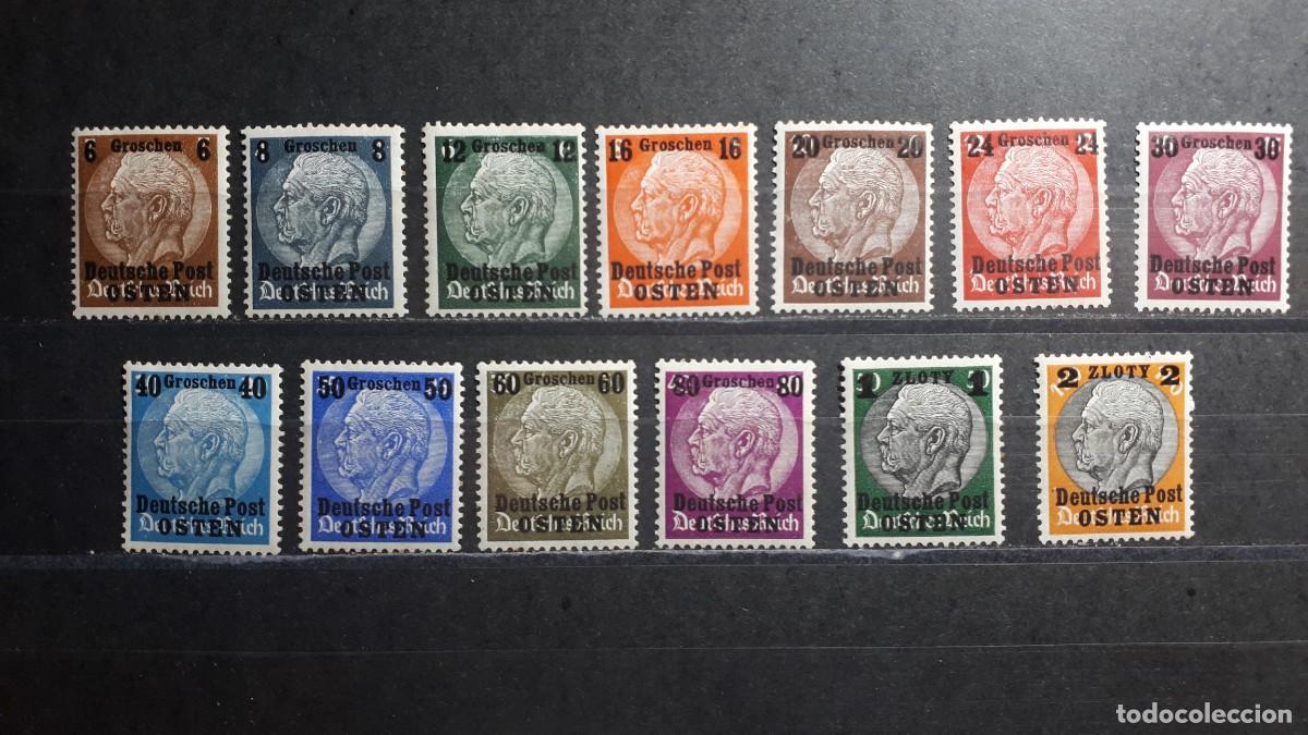 Sellos: POLONIA. OCUPACI&Oacute;N ALEMANA. A&Ntilde;O 1939. **. YVERT 17/29