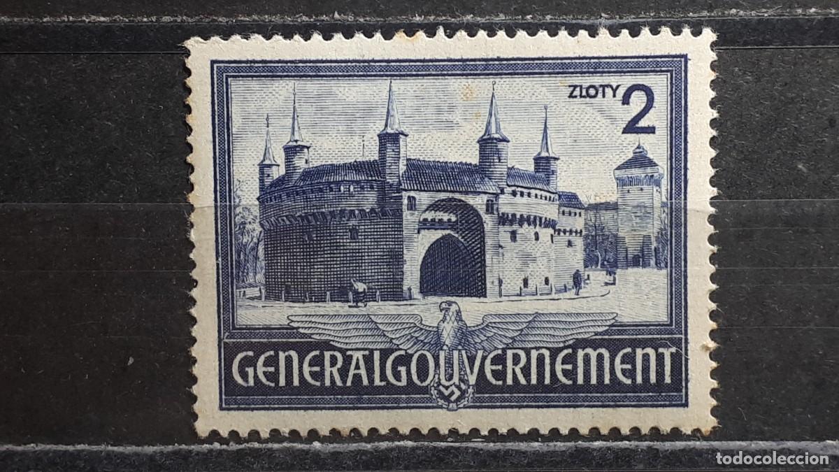 Sellos: POLONIA. OCUPACI&Oacute;N ALEMANA. A&Ntilde;O 1941. **. YVERT 79