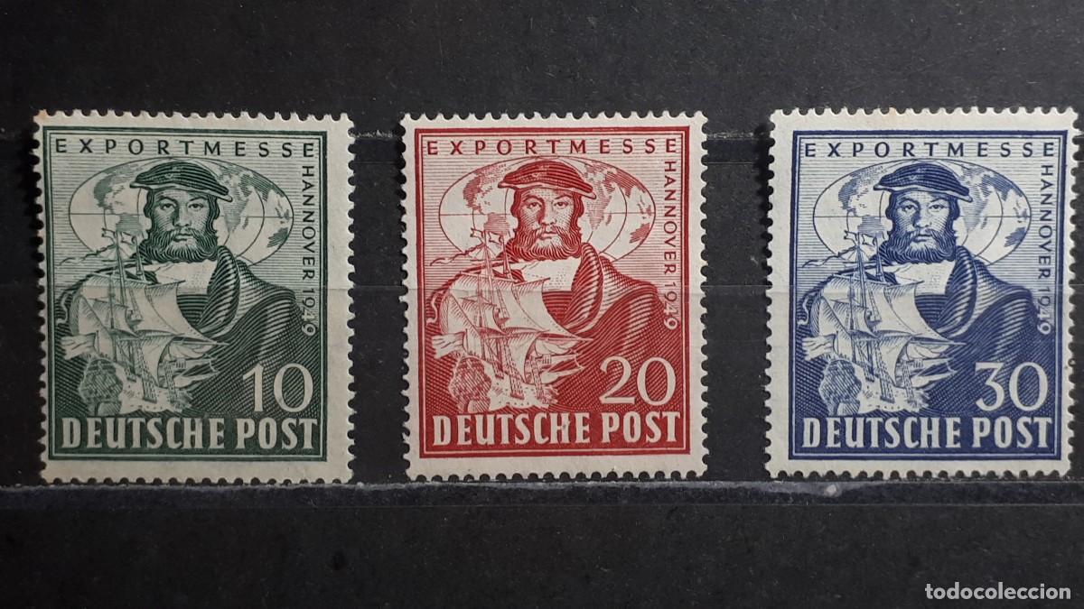 Sellos: ALEMANIA. BIZONA. A&Ntilde;O 1949. (*). YVERT 71/3